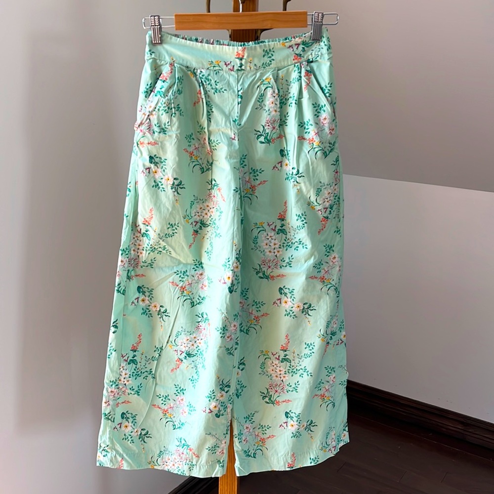 Mango cotton floral trousers - girl 13/14 yo